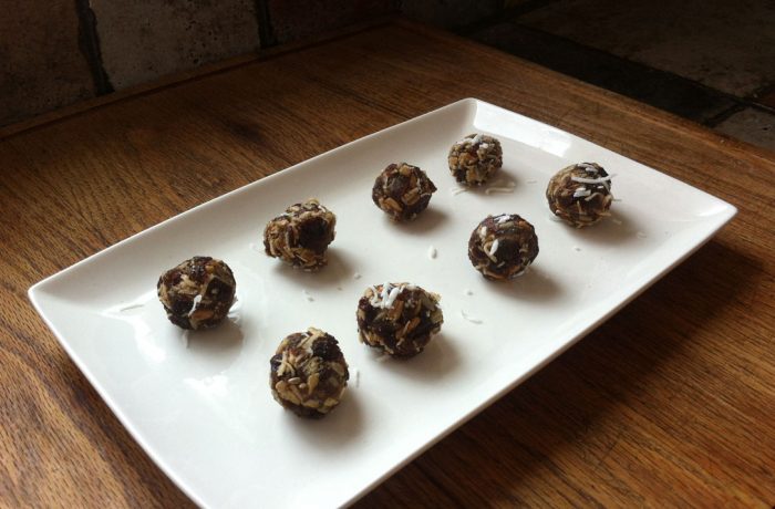 Délicieuse barres tendres en boules. Miam miam!